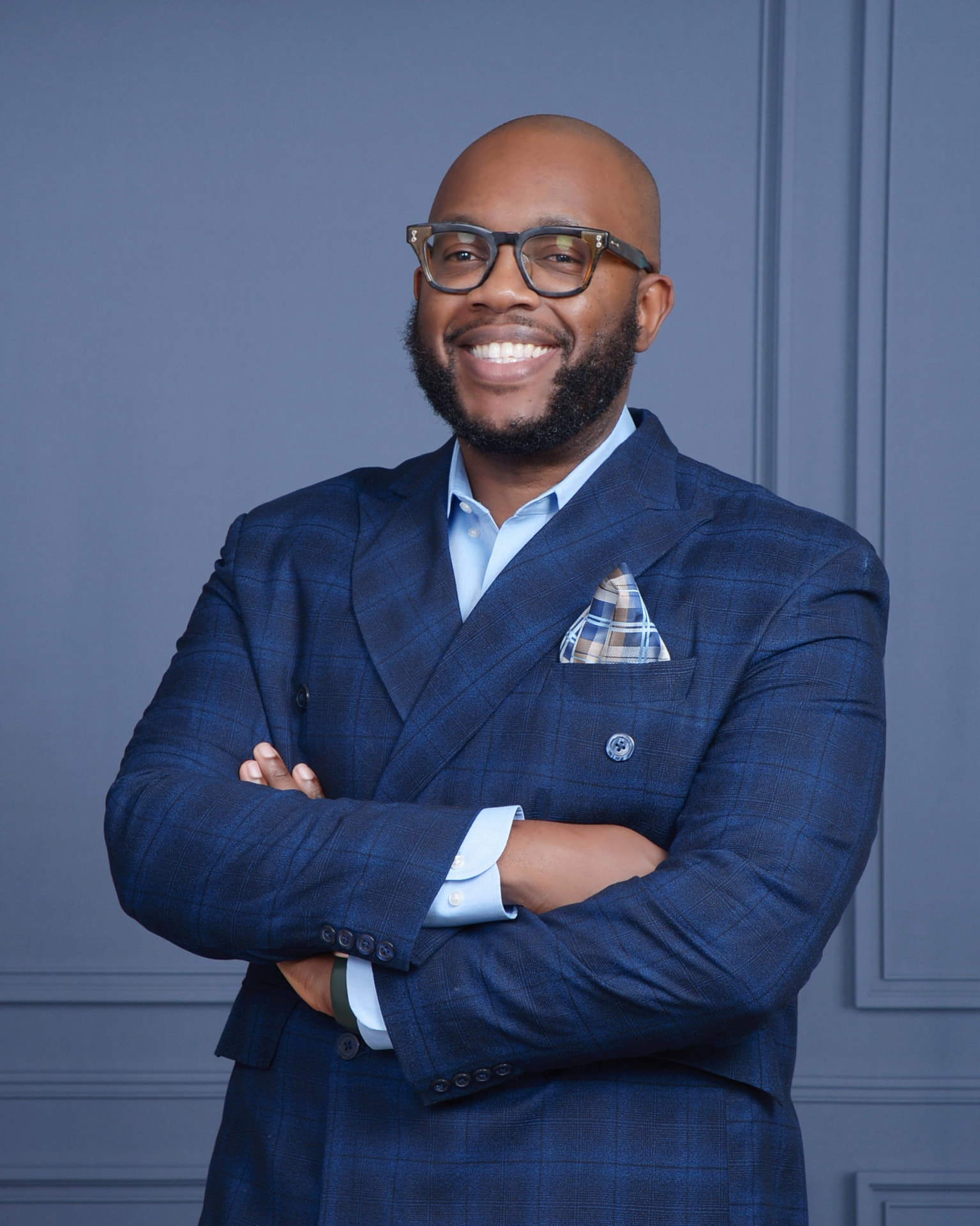Studio portrait of Peter Iyiegbu, MD, MBA, REALTOR®