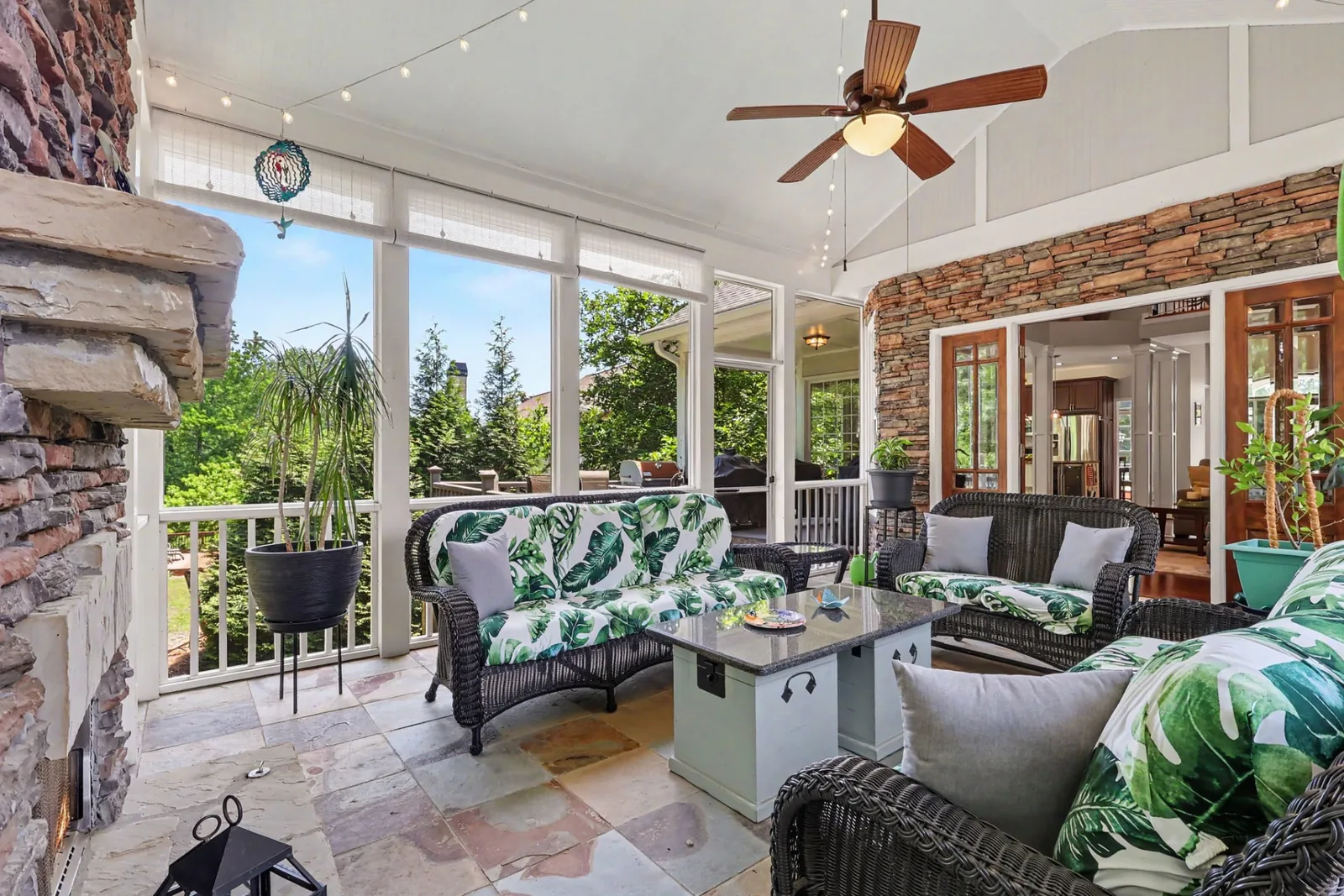 Screened porch
