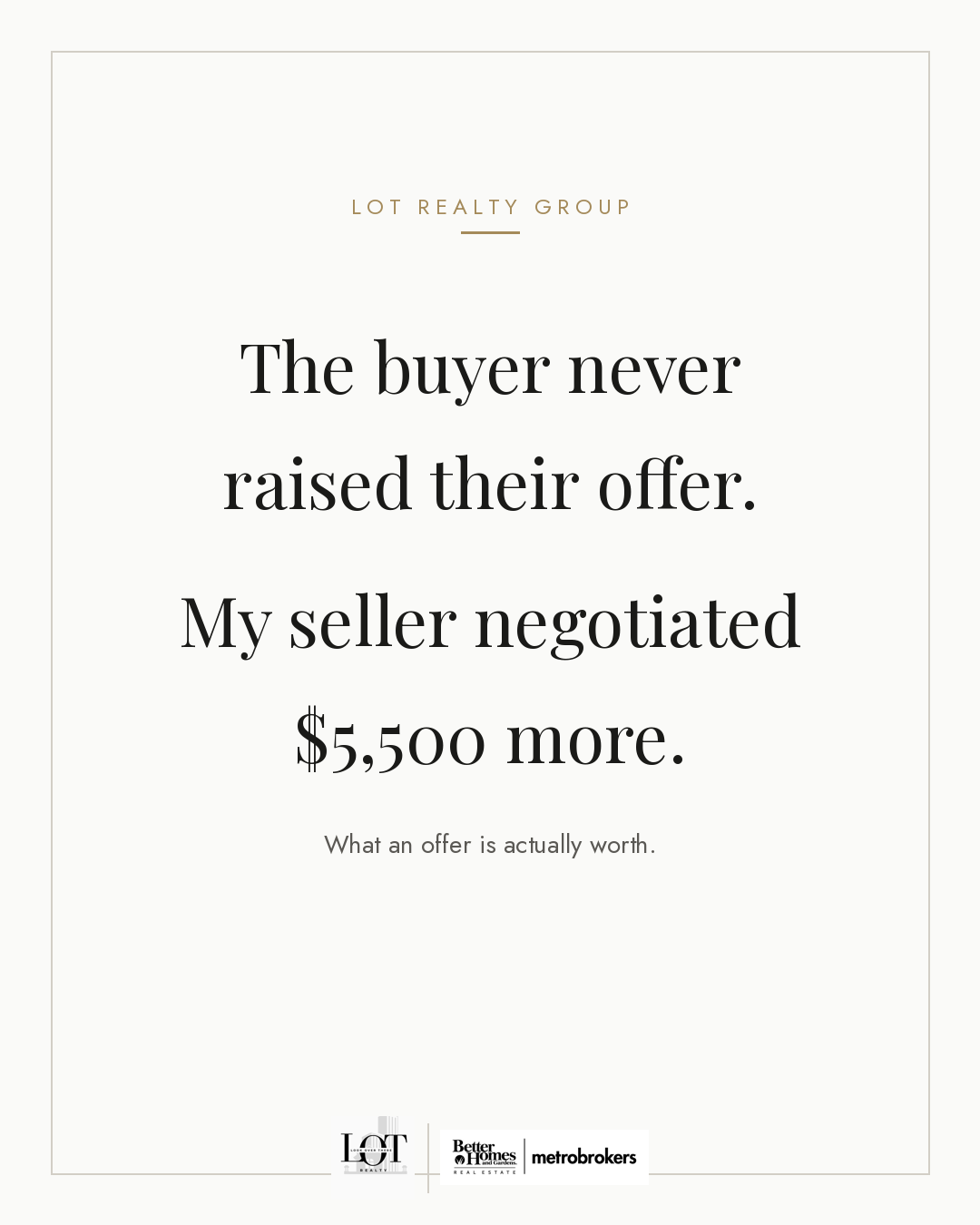 Lessons From the Field cover image for an article on comparing seller offers.
